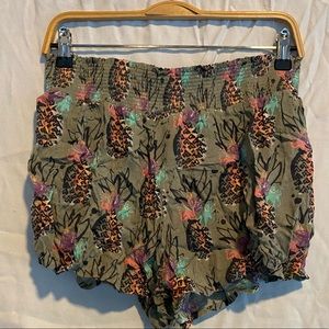 Pineapple Stretchy Shorts